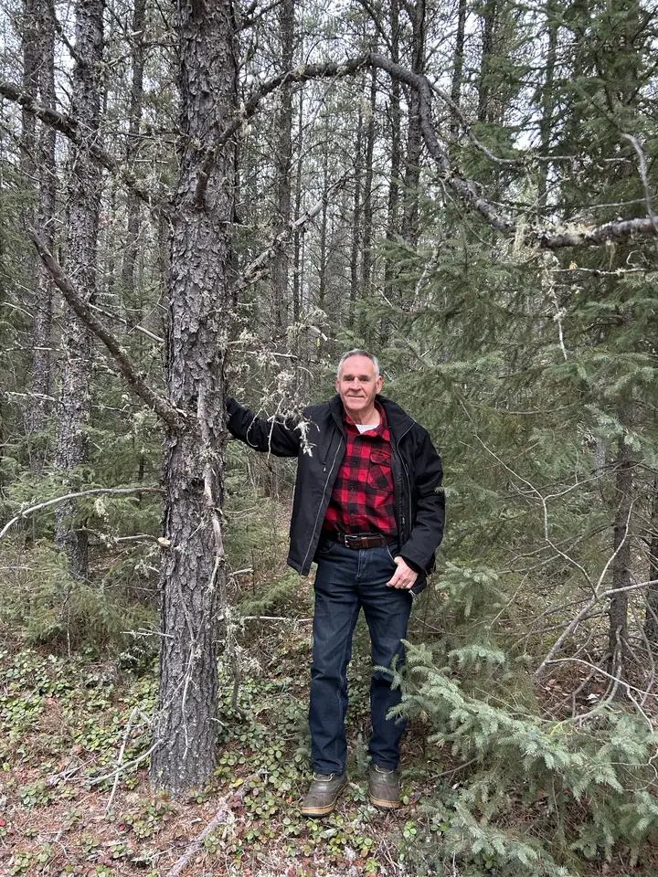 Gaétan in the forest
